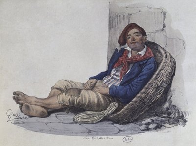 A porter of Naples by Gaetano Dura